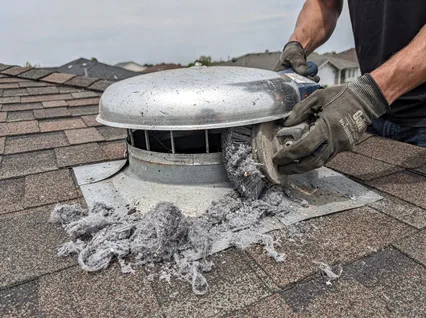 Cleaning Dryer Vent On Roof in South Gate