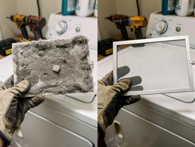 Professional lint trap cleaning by South Gate Dryer Vent Cleaning in South Gate