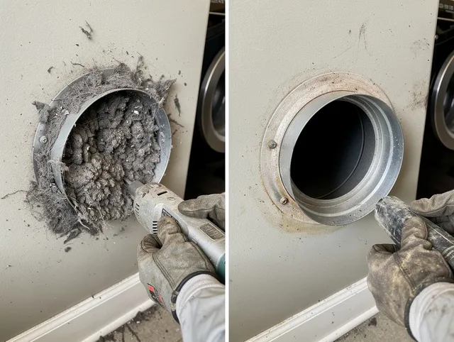 Professional clogged vent cleaning by South Gate Dryer Vent Cleaning in South Gate