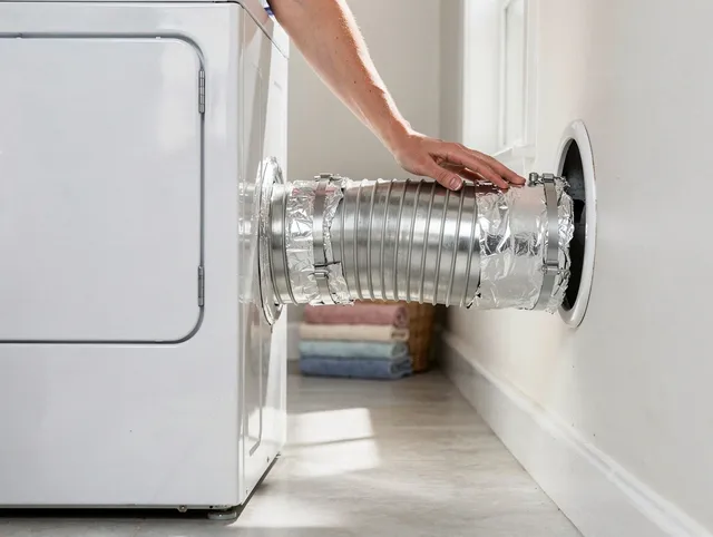 Professional dryer vent hose installation by South Gate Dryer Vent Cleaning in South Gate